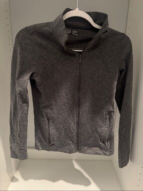 Gilly Hicks Gray Full-Zip Utility Jacket